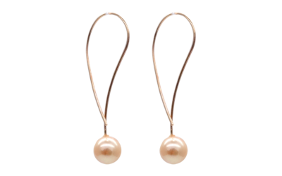 Gold Akoya Pearl Gold Earrings (E15)