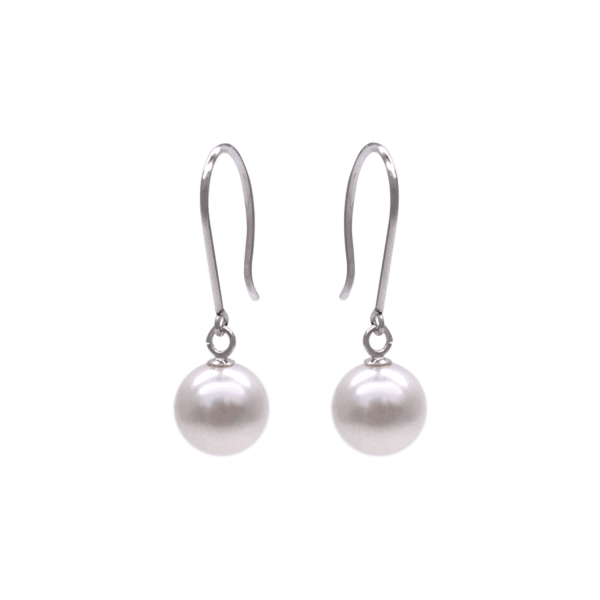 White Akoya Pearl Earring E61