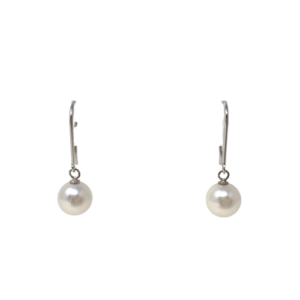 akoya pearl dangle earrings