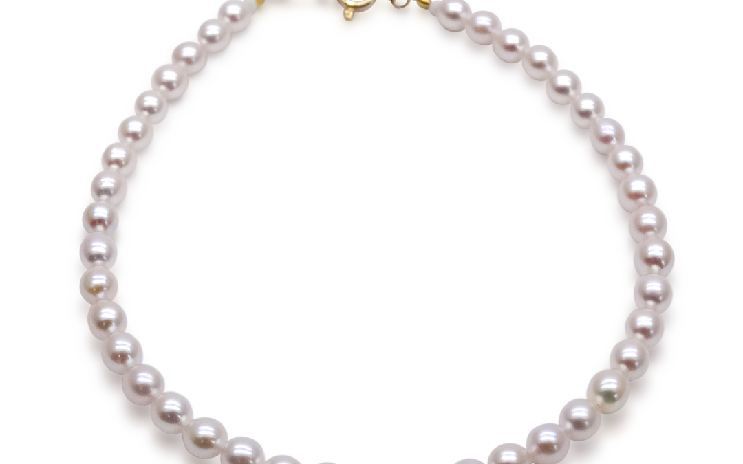 White Baby Akoya Pearl Strand Bracelet (BL2)