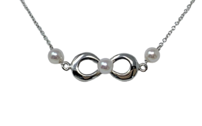 Yui White Baby Akoya Pearl Silver Pendant (P45)