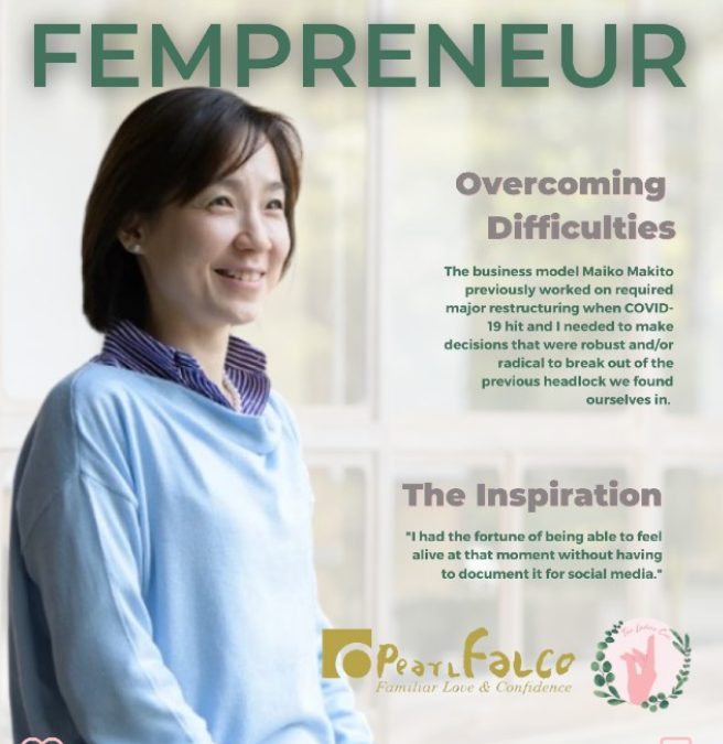 Maiko Makito and Pearl FALCO – Featured in Ladies Cue x Fempreneurs Series