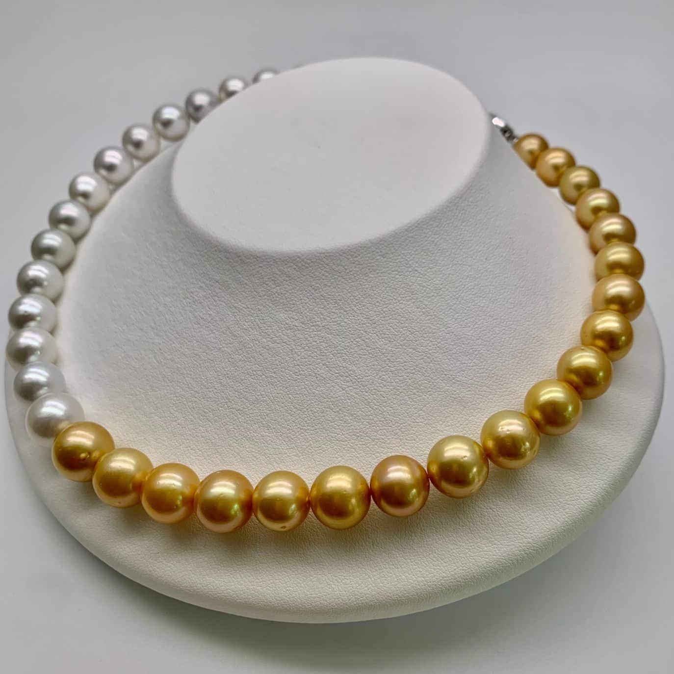 Golden south sea hot sale pearl necklace