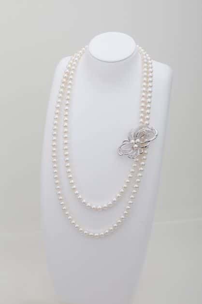 Long Pearl Necklace