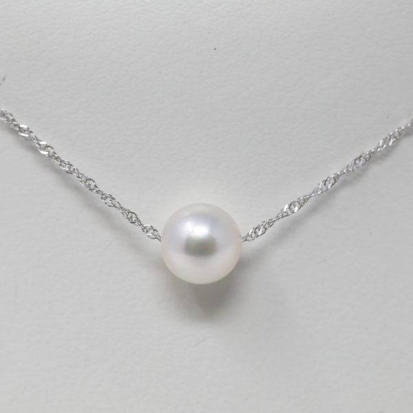 White Akoya Pearl Pendant (P14) - Image 5