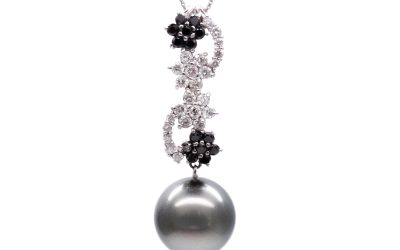 Black South Sea Pearl Pendant (P218)