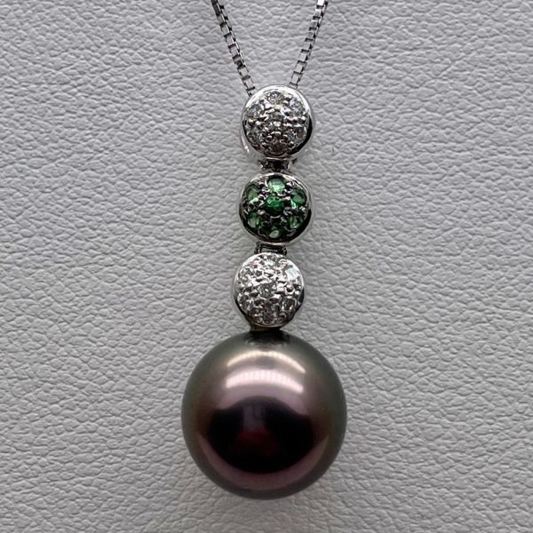 Black South Sea Pearl Pendant (P217) - Image 2