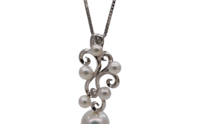 K18 White South Sea Pearl Pendant(P244)