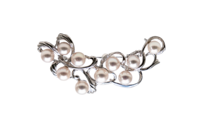 Akoya Pearl Brooch (B63)