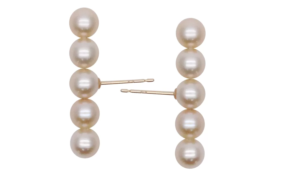 White Akoya Pearl Versatile Earring (E266)