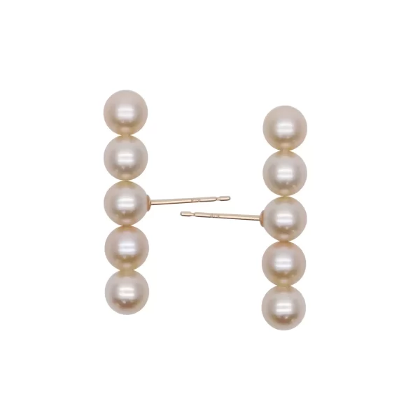 White Akoya Pearl Versatile Earring (E266)