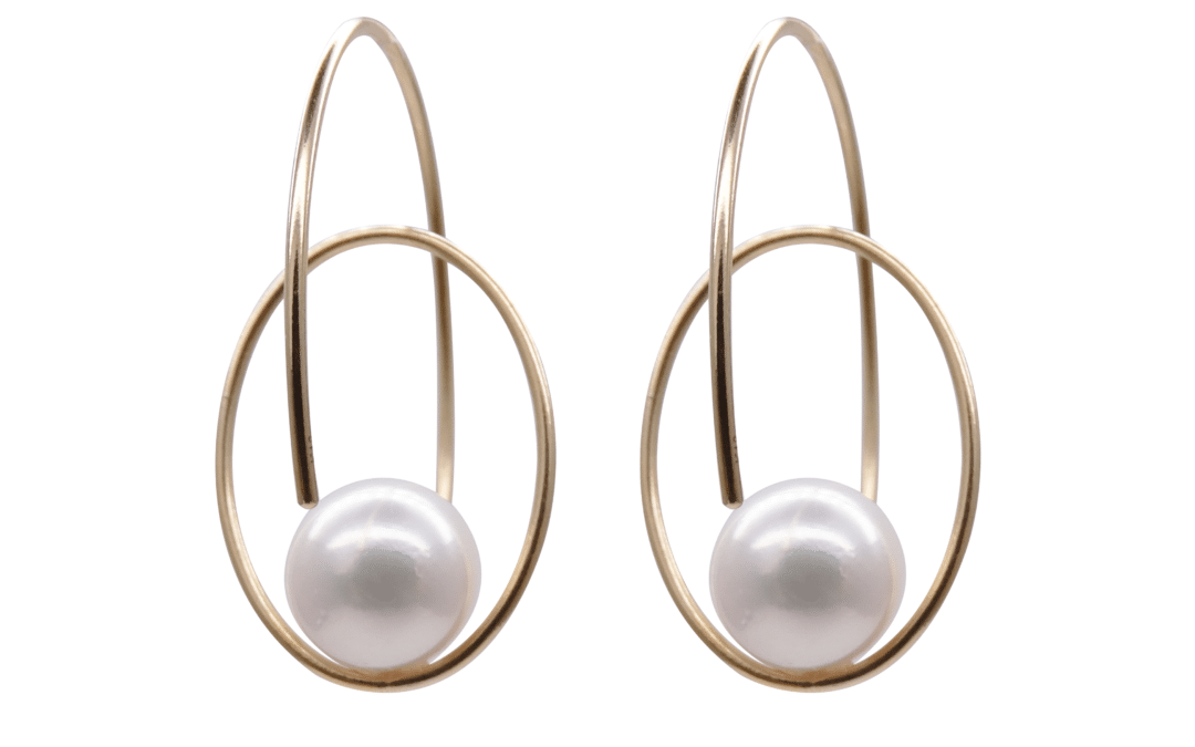 Akoya Pearl Dangle Fashionable Earring (E264)