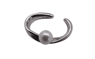 Akoya Pearl Silver Mini Ear Cuff (EC52)